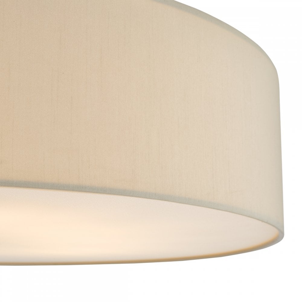 CIE4801 Cierro 6 Light Flush Taupe With Diffuser 80cm