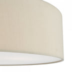 CIE5001 Cierro 4 Light Flush Taupe With Diffuser 60cm