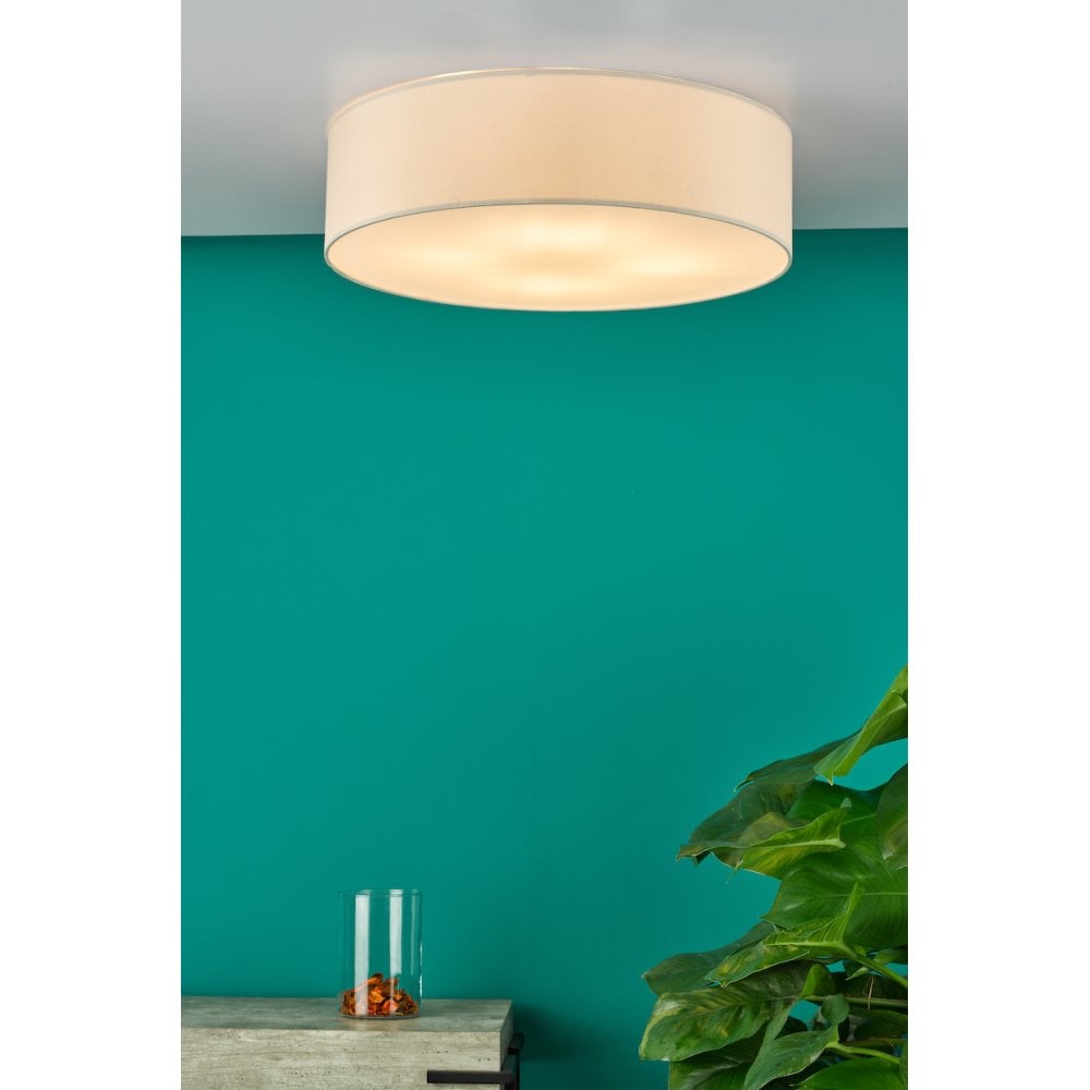 CIE5001 Cierro 4 Light Flush Taupe With Diffuser 60cm