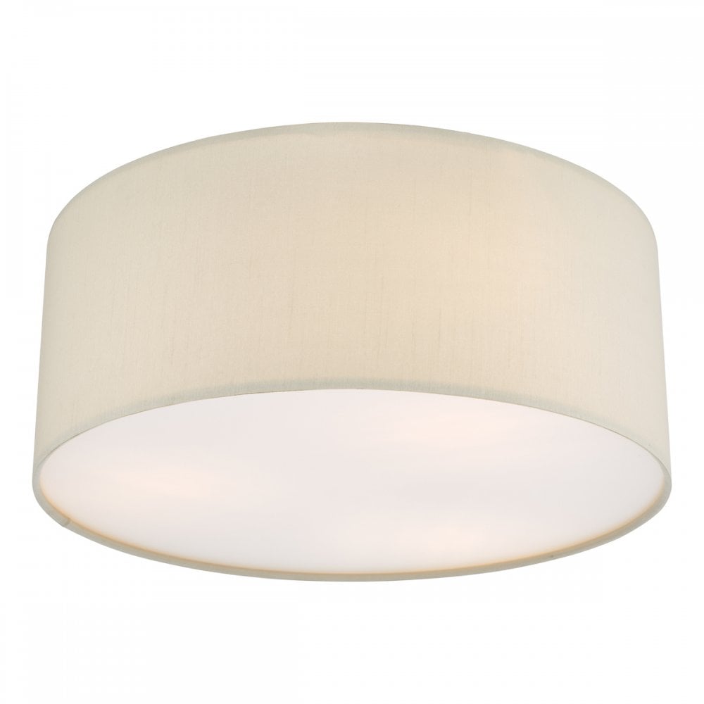 CIE5201 Cierro 3 Light Flush Taupe With Diffuser 40cm