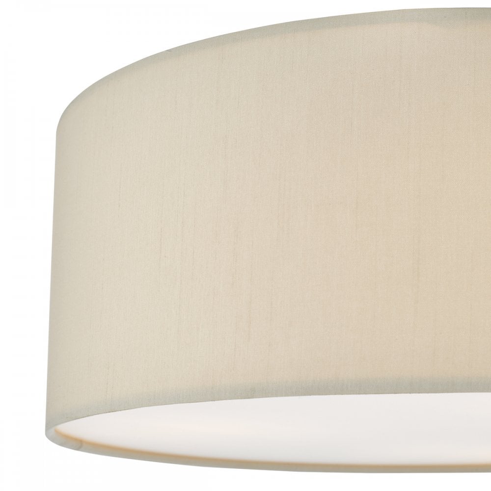 CIE5201 Cierro 3 Light Flush Taupe With Diffuser 40cm