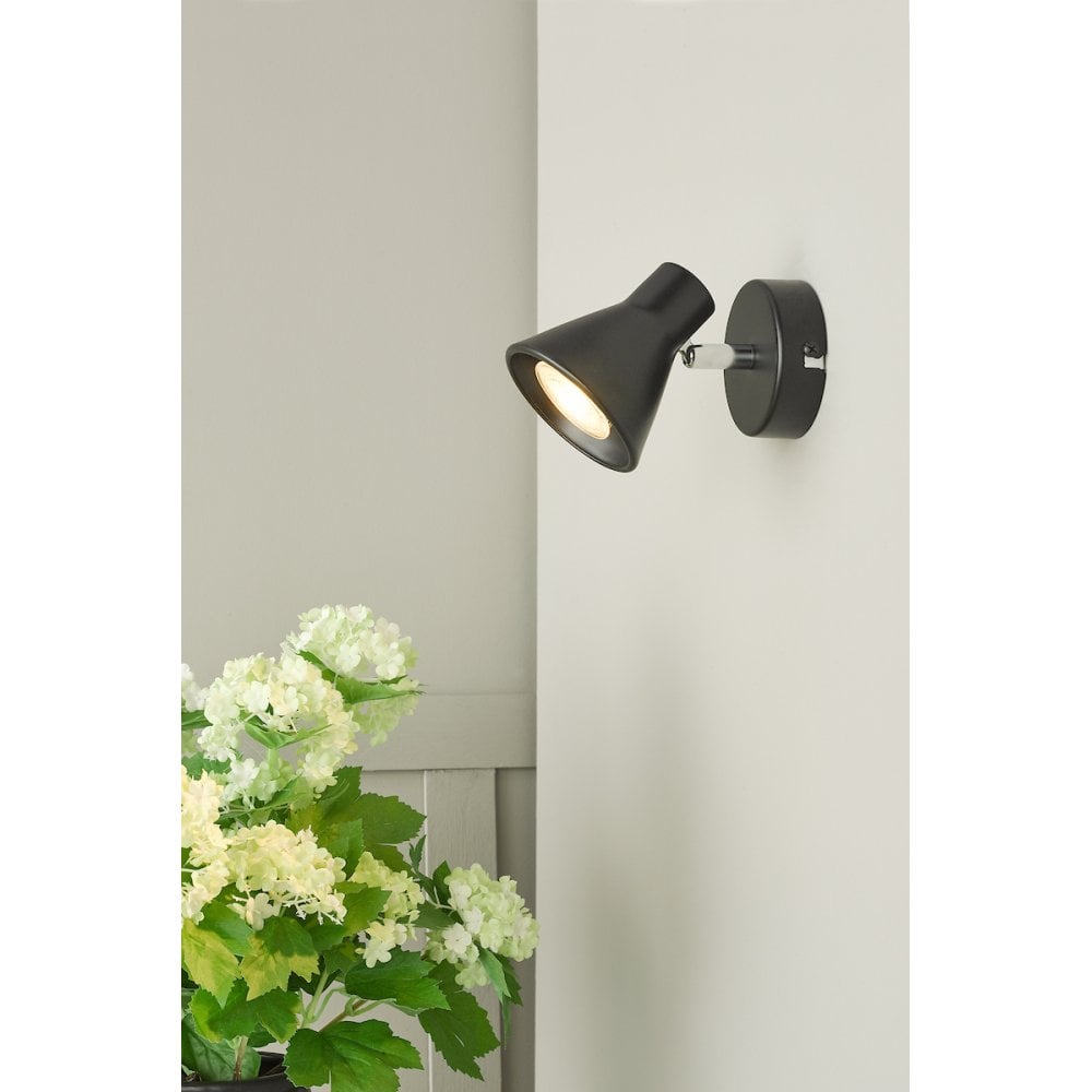 DIZ0722 Diza Single Spotlight Matt Black
