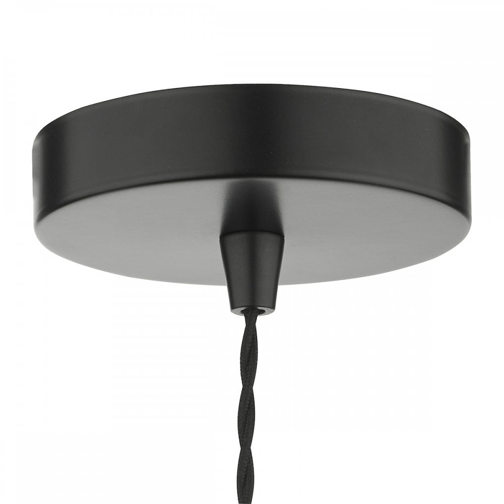 GAU0164 Gaucho 1 Light Single Pendant Black And Copper