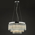 GIO0508 Giovana 5 Light Pendant Polished Chrome Clear Glass