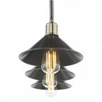 JAL0361 Jalen 3 Light Bar Pendant Graphite Antique Brass