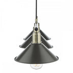 JAL0361 Jalen 3 Light Bar Pendant Graphite Antique Brass