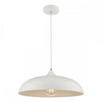 KAE012 Kaelan 1 Light Single Pendant White