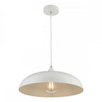 KAE012 Kaelan 1 Light Single Pendant White