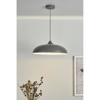 KAE0137 Kaelan 1 Light Single Pendant Graphite