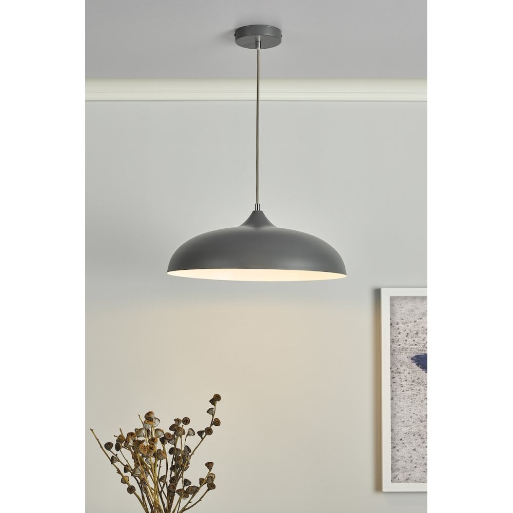 KAE0137 Kaelan 1 Light Single Pendant Graphite