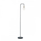 KIE4922 Kiefer Floor Lamp Black And Antique Brass