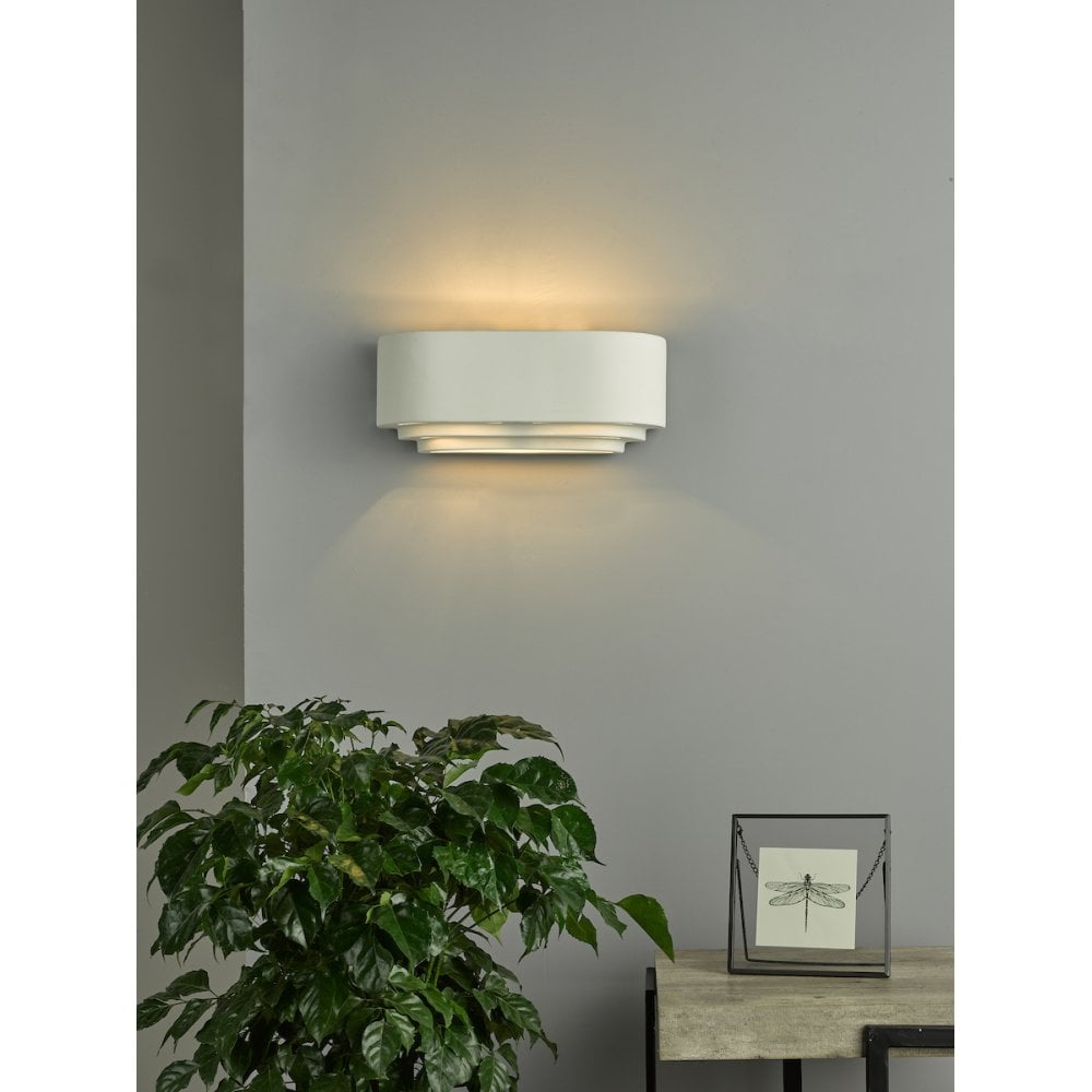LAN372 Lando 1 Light Wall Washer White