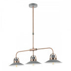 LID0339 Liden 3 Light Bar Pendant Graphite Copper