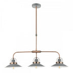 LID0339 Liden 3 Light Bar Pendant Graphite Copper