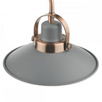LID0339 Liden 3 Light Bar Pendant Graphite Copper