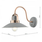 LID0739 Liden Single Wall Light Graphite Copper