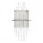 LUK0950 Lukas 2 Light Wall Light Polished Chrome Glass