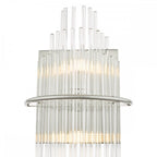 LUK0950 Lukas 2 Light Wall Light Polished Chrome Glass