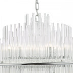 LUK1750 Lukas 13 Light Pendant Polished Chrome Glass