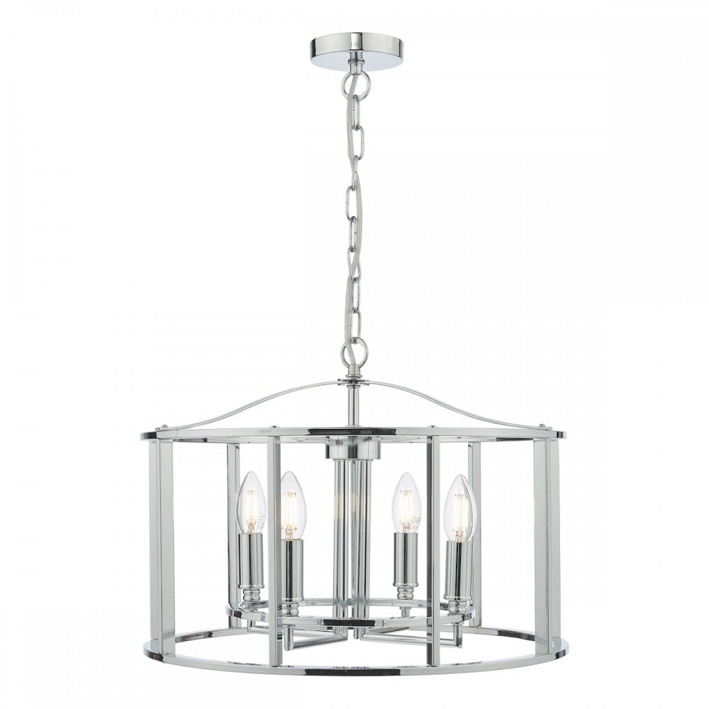MYK0450 Myka 4 Light Pendant Polished Chrome