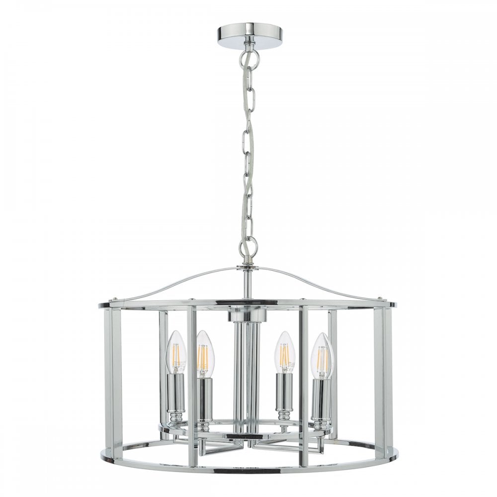 MYK0450 Myka 4 Light Pendant Polished Chrome