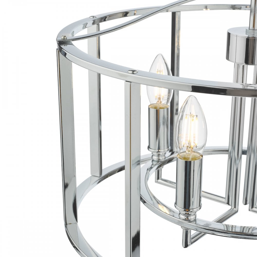 MYK0450 Myka 4 Light Pendant Polished Chrome