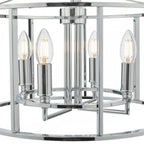 MYK0450 Myka 4 Light Pendant Polished Chrome