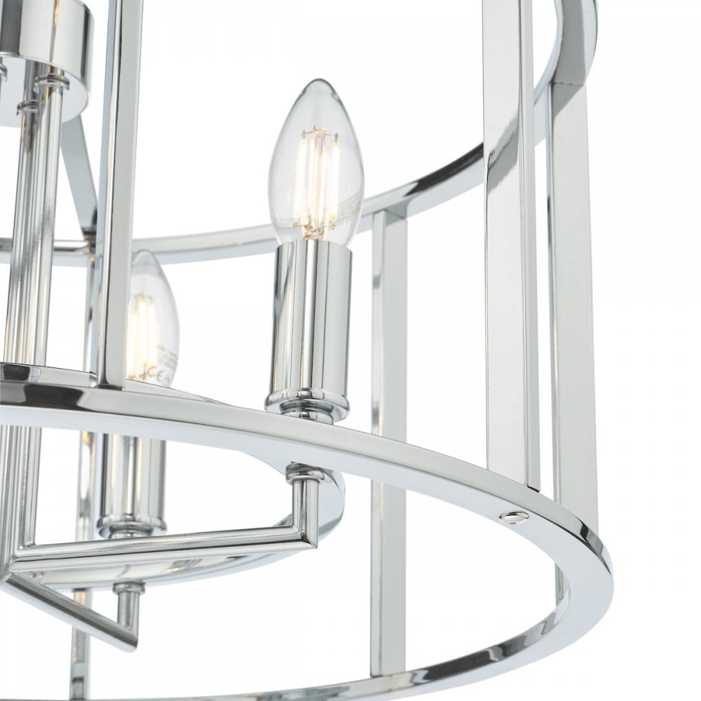MYK0450 Myka 4 Light Pendant Polished Chrome