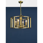 MYK0450 Myka 4 Light Pendant Polished Chrome