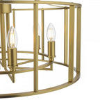 MYK0663 Myka 6 Light Pendant Brushed Bronze