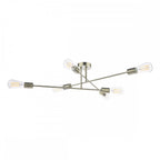 NEV6475 Neve 6 Light Flush Antique Brass