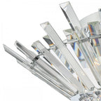 NIM5050 Nimbus 5 Light Flush Polished Chrome Crystal