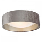 NYS5037 Nysa 2 Light Flush Velvet Mink Shade 40Cm (S)