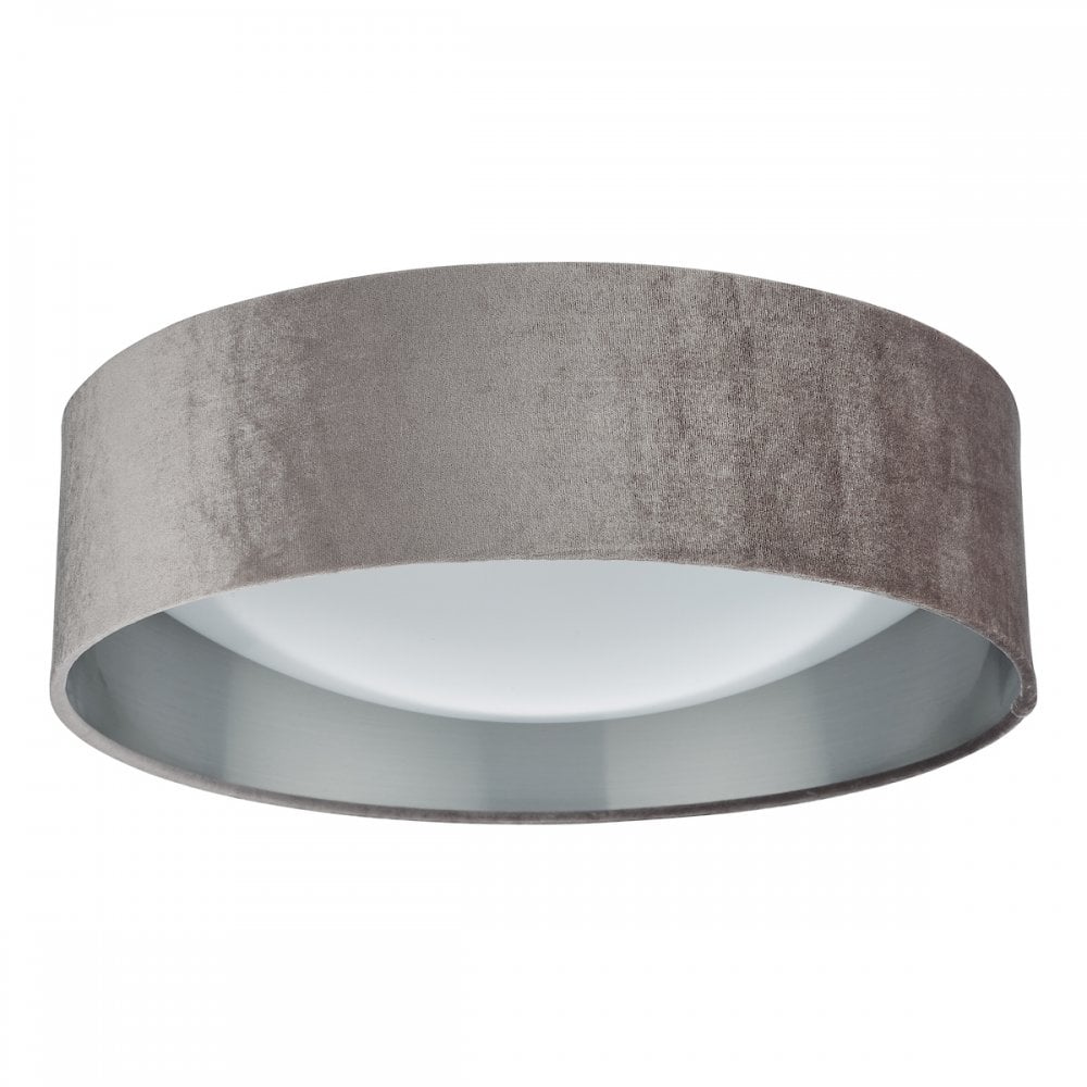 NYS5037 Nysa 2 Light Flush Velvet Mink Shade 40Cm (S)