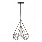 SWO0122 Sword 1 Light Single Pendant Black and Copper