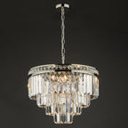 VYA0432 Vyana 4 Light Pendant Polished Nickel Crystal
