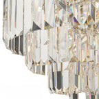VYA0432 Vyana 4 Light Pendant Polished Nickel Crystal