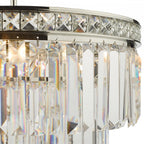 VYA0432 Vyana 4 Light Pendant Polished Nickel Crystal