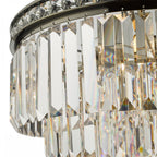 VYA0475 Vyana 4 Light Pendant Antique Brass Crystal
