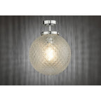 WAY0150 Wayne Bathroom Flush Polished Chrome Glass IP44