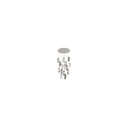 NL91389 Washington 15 Light Pendant Polished Chrome, Clear, Amber & Smoked Glass