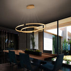 652043B Elipse LED Pendant Gold Opal Dimmable