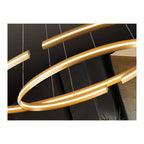 652043B Elipse LED Pendant Gold Opal Dimmable