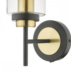 ABE0754 Abel Wall Light Satin Black & Gold