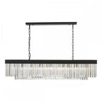 CEL6422 Celeus 6 Light Bar Pendant Anthracite & Crystal