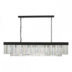 CEL6422 Celeus 6 Light Bar Pendant Anthracite & Crystal