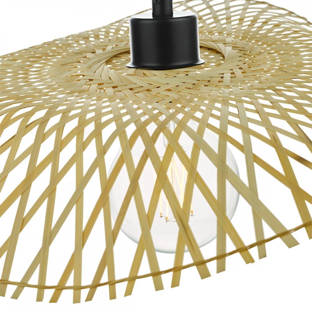 DEJ6529 Deja Easy Fit Pendant Natural Rattan