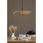 DEJ6529 Deja Easy Fit Pendant Natural Rattan