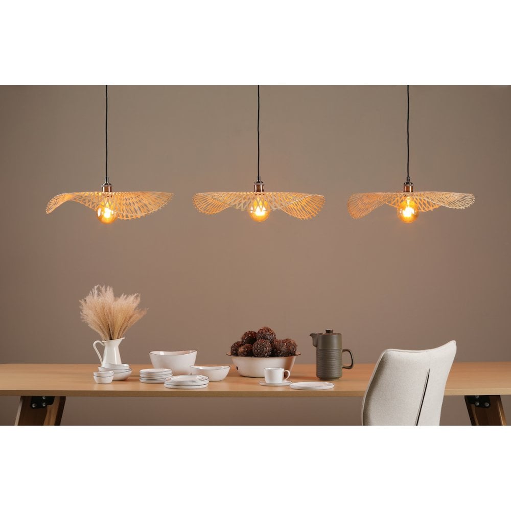DEJ6529 Deja Easy Fit Pendant Natural Rattan