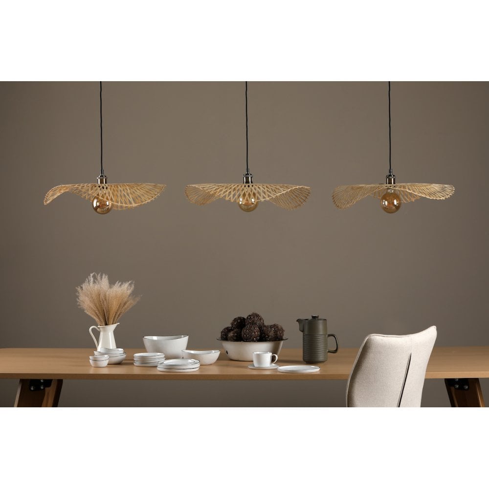 DEJ6529 Deja Easy Fit Pendant Natural Rattan